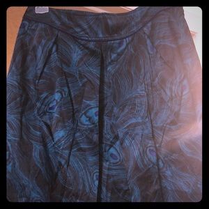 Peacock A-line Skirt